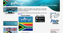 Desktop Screenshot of fishweights.net